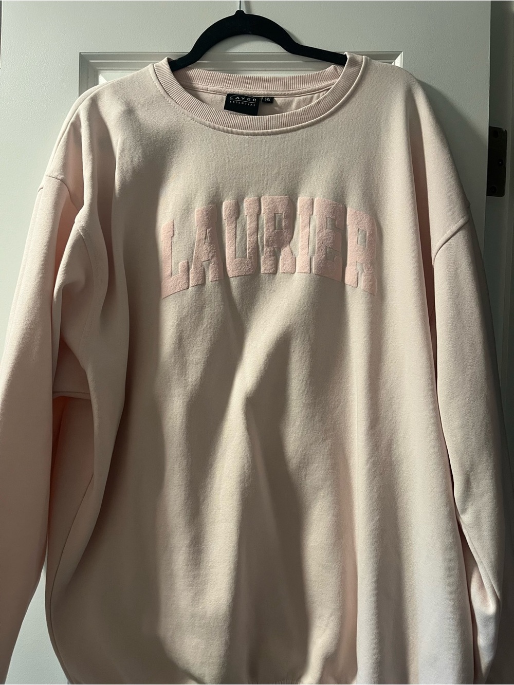 Laurier Pink Crewneck Sweatshirt - Women's Cozy Pullover